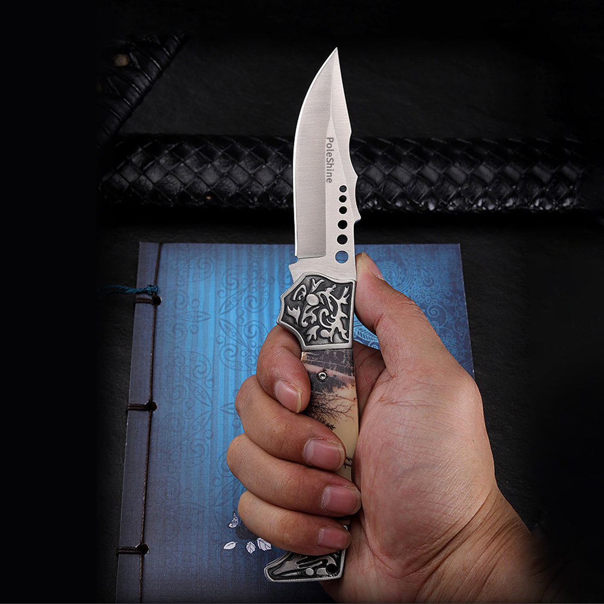 PoleShine Outdoor Tactical Hunting Knife