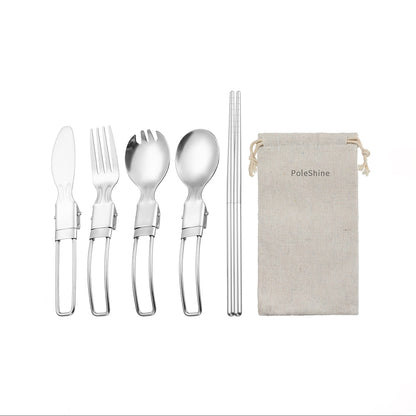 PoleShine Outdoor Camping Picnic Cutlery Set