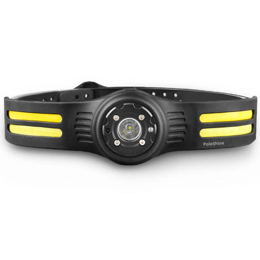 PoleShine Portable Headlamp, Waterproof Flashlight