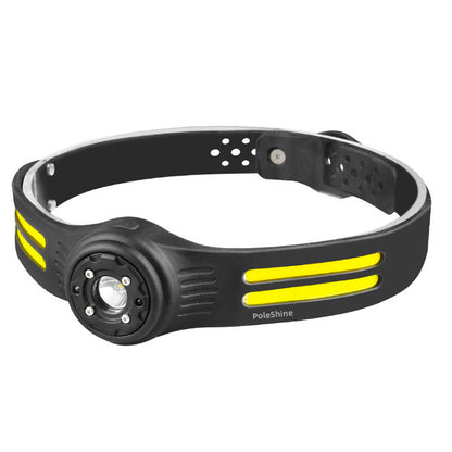 PoleShine Portable Headlamp, Waterproof Flashlight