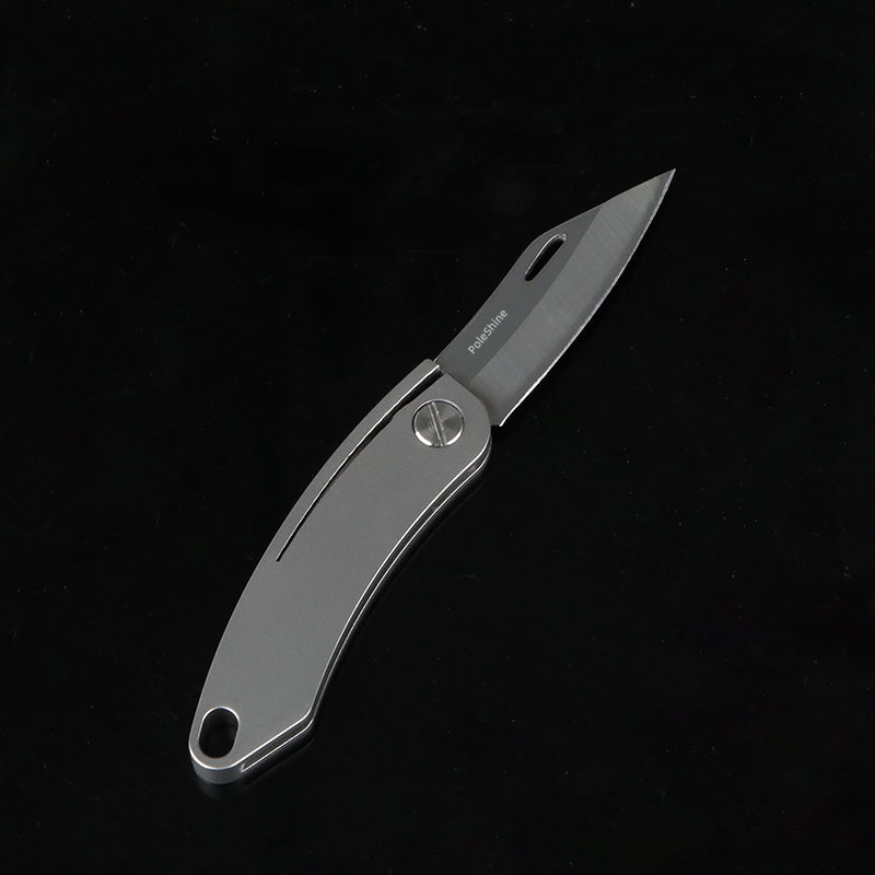 PoleShine Titanium Folding Knife