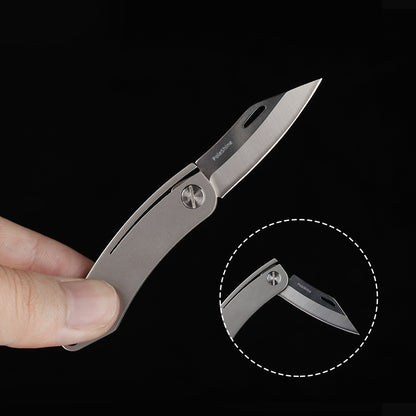 PoleShine Titanium Folding Knife